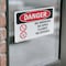 Signmission No Smoking No Open Flames No Sparks Danger Sign, Vinyl Decal, 10in W x 7in L, 2PK OS-2PACK-DS-D-710-L-1492 - alternate 2